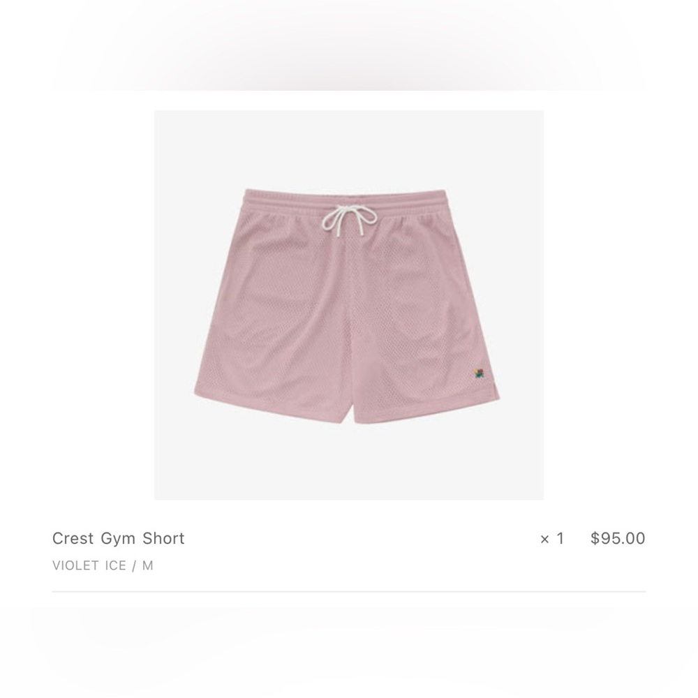 Aime Leon Dore NWT - Crest Gym Short - Size M Violet Ice